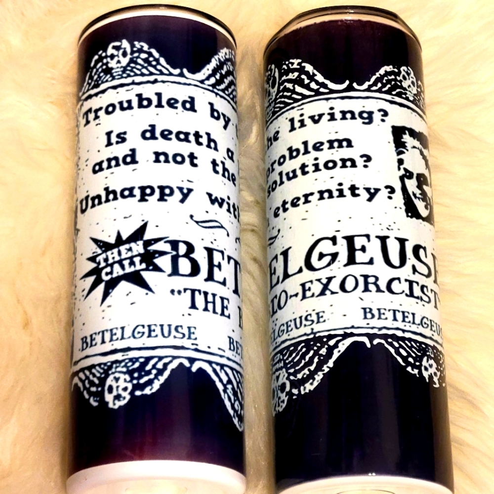 BeetleGeuse 20oz Custom Tumblers (w/ lid & straw)